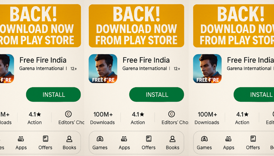 Free Fire India is Back